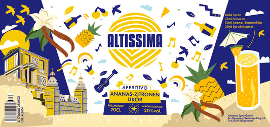Altissima - Ananas-Zitronenlikör